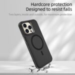 For iPhone 15 Pro Max RedPepper Armor Magsafe PC Hybrid TPU Phone Case(Black) - Image 4