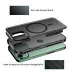 For iPhone 14 Plus RedPepper Armor Magsafe PC Hybrid TPU Phone Case(Black) - Image 3