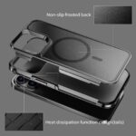 For iPhone 14 Pro RedPepper Armor Magsafe PC Hybrid TPU Phone Case(Black) - Image 6