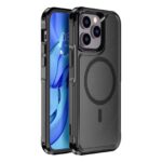 For iPhone 14 Pro Max RedPepper Armor Magsafe PC Hybrid TPU Phone Case(Black)