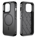 For iPhone 13 Pro RedPepper Armor Magsafe PC Hybrid TPU Phone Case(Black) - Image 2