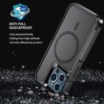 For iPhone 13 Pro RedPepper Armor Magsafe PC Hybrid TPU Phone Case(Black) - Image 4