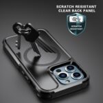 For iPhone 13 Pro RedPepper Armor Magsafe PC Hybrid TPU Phone Case(Black) - Image 5