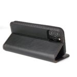 For iPhone 12 mini Fierre Shann PU Genuine Leather Texture Horizontal Flip Leather Case with Holder & Card Slots & Wallet(Black) - Image 6
