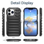 For iPhone 12 Pro Max Capsule Series Candy Color TPU Phone Case(Transparent Grey) - Image 3