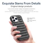 For iPhone 12 Pro Max Capsule Series Candy Color TPU Phone Case(Transparent Grey) - Image 5