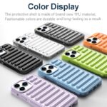 For iPhone 12 Pro Max Capsule Series Candy Color TPU Phone Case(Transparent Grey) - Image 7