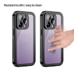 For iPhone 14 Pro RedPepper Shockproof IP68 Waterproof PC + TPU Protective Case(Black) - Image 4