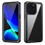 For iPhone 13 Pro RedPepper Shockproof IP68 Waterproof PC + TPU Protective Case(Black)