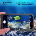 For iPhone 13 Pro RedPepper Shockproof IP68 Waterproof PC + TPU Protective Case(Black) - Image 4