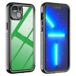 For iPhone 14 Plus RedPepper Shockproof IP68 Waterproof PC + TPU Protective Case(Black)