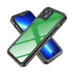 For iPhone 14 Plus RedPepper Shockproof IP68 Waterproof PC + TPU Protective Case(Black) - Image 2