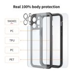 For iPhone 14 Plus RedPepper Shockproof IP68 Waterproof PC + TPU Protective Case(Black) - Image 3