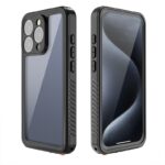 For iPhone 15 Pro Max RedPepper Shockproof IP68 Waterproof PC + TPU Protective Case(Black)