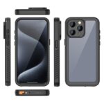 For iPhone 15 Pro Max RedPepper Shockproof IP68 Waterproof PC + TPU Protective Case(Black) - Image 2