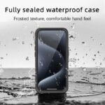 For iPhone 15 Pro Max RedPepper Shockproof IP68 Waterproof PC + TPU Protective Case(Black) - Image 5