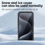 For iPhone 15 Pro Max RedPepper Shockproof IP68 Waterproof PC + TPU Protective Case(Black) - Image 6