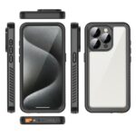 For iPhone 15 Pro RedPepper Shockproof IP68 Waterproof PC + TPU Protective Case(Black) - Image 2
