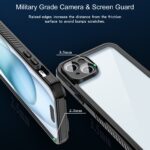 For iPhone 15 Plus RedPepper Shockproof IP68 Waterproof PC + TPU Protective Case(Black) - Image 4