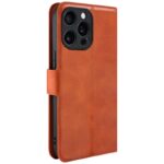For iPhone 15 Pro IMAK Count Series Flip Leather Phone Case(Brown) - Image 3