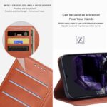 For iPhone 15 Pro IMAK Count Series Flip Leather Phone Case(Black) - Image 5