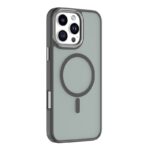 For iPhone 16 Pro Max Mutural Skin Feel Series Frosted MagSafe Magnetic Phone Case(Black)