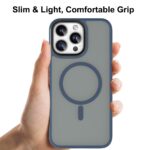 For iPhone 16 Pro Max Mutural Skin Feel Series Frosted MagSafe Magnetic Phone Case(Pink) - Image 3