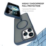 For iPhone 16 Pro Max Mutural Skin Feel Series Frosted MagSafe Magnetic Phone Case(Pink) - Image 7