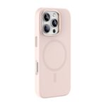 For iPhone 16 Pro Max Mutural Karen Series Liquid Silicone MagSafe Magnetic Phone Case(Pink)