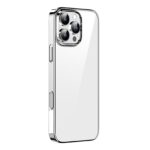 For iPhone 16 Pro Max Mutural Jiantou Series Electroplating Hybrid PC Phone Case(Silver)