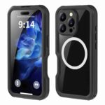 For iPhone 16 Pro Max RedPepper IP68 Waterproof Triple-proof MagSafe Phone Case(Black)