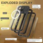 For iPhone 16 Pro Max RedPepper IP68 Waterproof Triple-proof MagSafe Phone Case(Black) - Image 7