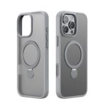 For iPhone 16 Pro Max DUX DUCIS Yind Series MagSafe TPU Hybrid PC Phone Case with Stand(Grey) - Image 2