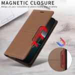 For iPhone 15 GQUTROBE G01 RFID Anti-theft Leather Phone Case(Brown) - Image 5