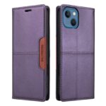 For iPhone 15 GQUTROBE G01 RFID Anti-theft Leather Phone Case(Purple) - Image 2