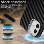 For iPhone 12 Carbon Fiber Series IMD Phone Case(Black) - Image 3