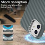 For iPhone 12 Carbon Fiber Series IMD Phone Case(Grey) - Image 3