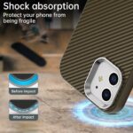 For iPhone 12 Carbon Fiber Series IMD Phone Case(Brown) - Image 3