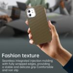 For iPhone 12 Carbon Fiber Series IMD Phone Case(Brown) - Image 6
