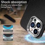 For iPhone 12 Pro Carbon Fiber Series IMD Phone Case(Black) - Image 3