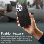 For iPhone 12 Pro Carbon Fiber Series IMD Phone Case(Black) - Image 6