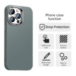For iPhone 12 Pro Carbon Fiber Series IMD Phone Case(Grey) - Image 2