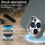 For iPhone 12 Pro Carbon Fiber Series IMD Phone Case(Grey) - Image 3
