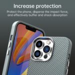 For iPhone 12 Pro Carbon Fiber Series IMD Phone Case(Grey) - Image 7