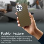 For iPhone 12 Pro Carbon Fiber Series IMD Phone Case(Brown) - Image 6