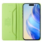 For iPhone 12 / 12 Pro RC01 Dual-Folded Magnetic Suction RFID Leather Phone Case(Grass Green) - Image 3