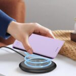 For iPhone 12 / 12 Pro RC01 Dual-Folded Magnetic Suction RFID Leather Phone Case(Light Purple) - Image 8