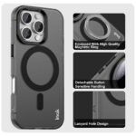 For iPhone 16 Pro Max IMAK Candy Series Shockproof MagSafe Phone Case(Black) - Image 4