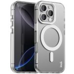 For iPhone 16 Pro Max IMAK Candy Series Shockproof MagSafe Phone Case(White)