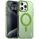 For iPhone 15 Pro IMAK Candy Series Shockproof MagSafe Phone Case(Green)